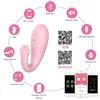 Nxy Adulto Brinquedos 8 Velocidades Monstro Forma Vibrador App Bluetooth Controle Sem Fio G-Spot Vibrando Ovo Dildo Jogos Jogos Sexuais Brinquedos Sexuais Para As Mulheres 1203