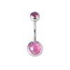 Okrągły pępek Belt Button Ring Belly Piercing Piercing Stal nierdzewna Bar Ombligo Party Stud Barbell Dla Kobiety Sexy Body Jewelry