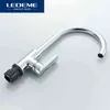 LEDEME Kitchen Faucet Modern Single Handle Mixer Sink Tap and Cold Water Deck Mounted Chrome Kitchen Faucets Taps L4066 211108