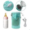 USB Baby Bottle aquecedor aquecedor isolado bag copo de viagem portátil em aquecedores de carro beber leite morno saco termostato para alimentação recém-nascido 210226