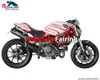 696 795 796 Fairings para Ducati M1100 09 10 11 12 13 Red White Road Bike Bodywork 1100 1100 2009-2013 Peças Completas de Cowling (moldagem por injeção)