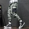 2020 New Autumn Mens Cargo Pants Fashion Loose Cotton Hip Hop Sweatpants Men Sportswear Mens Jogger Harem Pants Trousers Y0927