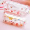 Sacs à crayons 1 Pcs Kawaii Case Flower School Box Pencilcase Bag Supplies Papeterie