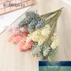 6 Pcs/Bundle Pe Vanilla Spike Pas Cher Mini Lavande Fleur Artificielle En Gros Pour La Maison Plante Mur Décoration Céréales Plante Tas