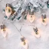 Party Decoration Christmas String Light Tree LED Lamp Decorative Snow Globe Lights Hanging Pendants For Home