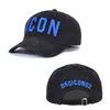 DSQICOND2 New High Quality Brand Baseball pink Cap ICON Snapback Cap Casual Outdoor Cotton DSQ Dad Hat Casquette