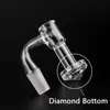 Saldatura completa con diamante/bordo smussato con fondo smussato per fumatori Terp Slurper Quartz Banger 20mmOD 4590 gradi Chiodi Slurpers senza cuciture per bong in vetro Dab Rig