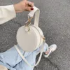 Bolso redondo, bolsas de mensajero de moda para mujer, bolso cruzado 2020, bolso de mano con patrón de cocodrilo clásico, Bolsa femenina K726