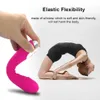 Kraftfull G-Spot Dildo Vibrator för Women Clitoris Stimulator USB Female Masturbator Goods Soft Silicone Sexleksaker för vuxna 18p0804