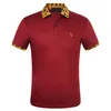 2022 Italy Mens Designer Polo Shirts Man High Street Embroidery Garter Printing Brands Top Quality Cottom Clothing Tees