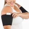 Shapers argent coupe-bras Sauna bandeau de sueur pour les femmes perte de poids Compression corps enveloppements Sport entraînement exercice Shapewear