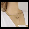 Pingentes pingentes colar de jóias moda mulheres bohemia imitação de cristal de 3 camadas banhado a ouro liga triângulo / lantejoula clavícula cadeia chainers
