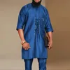 Erkek Casual Gömlek 4XL Afrika Gömlek Gevşek Yarım Kollu Dashiki Tee Zengin Bazin Giyim Uzun Adam Müslüman Moda Tops