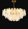 Lampadari di cristallo francesi illuminazione Lampade soggiorno struttura bianca villa moderna luce di lusso da pranzo luci decorative240B