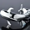 Robinets de lavabo de salle de bain Dolphin Style Wash Basin Robinet mélangeur Tap Toilet en laiton Chrome PlatedCopper Single Hole6188555