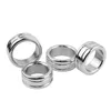 Anillos para pene masculinos de acero inoxidable, cierre de Metal pesado para pene, anillo para pene, camilla para escroto, retraso de eyaculación, erección, Juguetes sexuales BDSM