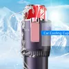 2-In-1 Smart Cooling Heating Car Cup Electric Coffee Milk Warmer Cooler Beverage Mug with Temperature Display for 12V 24V 220V
