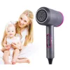 Winter Hair Dryer Negative Lonic Hammer Blower Electric Professional Hot Cold Wind Hairdryer Temperature Care Blowdryer