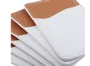 10 pièces étuis de téléphone portable Sublimation bricolage blanc blanc porte-carte en polyuréthane portefeuille mobile transfert de chaleur pour Universal2445294