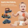 TYRY.HU 3sets Car Building Block Silicone Teether Soft 3D Folding Educational Game Toys Stacking Toy BPA Free 211106