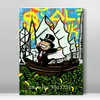 Alec Graffiti Pop Painting Street Urban Money Art On Canvaswall Pictures For Living Room Home Decor Wall Decoratior T200904