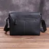 HBP AETOO Leather Men's Single Shoulder Bag, Leather Slant Bag, Business Casual Briefcase, Trend Men's Postman Bag