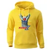 Mazinger Z Japanische Anime Marke Sweatshirt Hoodies männer Crewneck Trainingsanzug Herbst Winter Fleece Pullover Harajuku Streetwear H1227