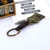 ID Tag 12 Constell Leather Keychain Sign Key ring charm Bag Hangs Fashion Jewelry Will and Sandy gift