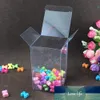 30 stks 5 * 5 * 10cm Clear Plastic PVC Box Verpakkingsdozen voor Geschenken / Chocolade / Candy / Cosmetische / Crafts Square Transparent PVC