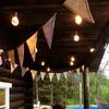 Guirlande lumineuse à énergie solaire, 10 ampoules, 20 ampoules G50, cordes multicolores à intensité variable, lampes de jardin extérieures pour mariage, partie de guirlande de noël