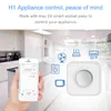 Système de sécurité WiFi intelligent alarme de sirène stroboscopique sans fil 433 MHz Compatible avec l'application Alexa Google Home Tuya