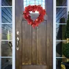 Decorative Flowers & Wreaths Iron Special Pography Props Door Hanging Wreath Sturdy Easy Clean Home Decor