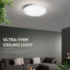 Lampes de salon LED Plafonnier Ultra-mince Blanc Froid 9W 13W 18W 24W luminaire Plafonniers pour Chambre et cuisine