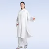 WuDang Ochtendtraining Kleding Taiji Unisex Chinese Traditionele Wu Dang Uniform Oude Wushu Vechtsport Pakken Vrouwen