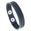 Pulseira de charme de flecha bordada simples pulseiras de couro marrom preto masculino jóias de moda de moda e areia