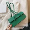 أكياس مساء جلد الكتف مصمم الأزياء الخضراء حقيبة امرأة باغيت حقيبة الإناث حمل حقيبة يد فاخرة للنساء 2021 حقائب اليد