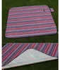 Tapis de Camping Portable étanche rétro imprimé couverture de plage de pique-nique en plein air pour multijoueur pliable couchage randonnée tapis Y0706