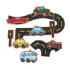 Façon de jouer flexible Road Track Car Stick Bath Toy Enfants Salle de bain Baignoire Soft EVA Pâte Early Education DIY Autocollant Puzzles Jouets 210712