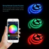 Wasserdicht Smart WiFi LED Streifen Licht 5050 RGB 44 Tasten Fernbedienung Alexa Google Sprachsteuerung Musik TV Hintergrundbeleuchtung 3528 RGB Lampe 5M 10M