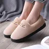 Metal Chain Outdoor Slippers Winter Warm Indoor House Floor Fur Fulffy Slides Soft Bottom Non Slip Comfy Shoe 211110 GAI