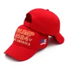 Trump 2024 Cap Save America Haftowany kapelusz baseballowy z regulowanym paskiem