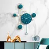 Wall Clocks Large Clock Modern Design House Fashion Art Metal Glass 3D Watch Sticker For Living Room Decoration