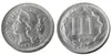الولايات المتحدة 1877 ثلاثة سنتات النيكل نسخة العملات المعدنية الحرفية يموت تصنيع سعر المصنع