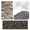 Bathroom Floor Mat Pebble Design Non-slip Square Carpet Bathing Shower Bathtub PVC Pad, 210622