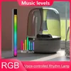 RGB sprachaktiviertes Pickup-Rhythmus-Partylicht, kreative, farbenfrohe Soundsteuerung, Umgebungslicht mit 32-Bit-Musikpegelanzeige, Auto Deskto309b