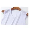 Mens Fashion T-shirt Mesh Vest Sports Ademend Holle Sneldrogende Top Zomer Mouwloze Dunne T-stukken