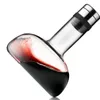 Bar Araçları Kristal Kırmızı Şarap Brendi Şampanya Viski Gözlükleri Dekanter Şişe Jug Pourer Aerator Aile için