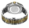 GH132 Orologio da uomo classico stile retrò al quarzo cwp Cinturino in acciaio inossidabile 43 mm di diametro Orologi maschili Ora d'oro Calendario di marca Quadrante Wh213S