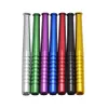 MINI 55mm Fashion Small Metal Smoking Pipes Baseball Bat Straight Type Metal Pipes Smoking Free Shipping