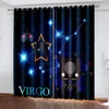 Curtain & Drapes Gaming Curtains For Boys Bedroom Kids Gamer Room Decor Teens Black And Red Video Game Controller Window Cortinas